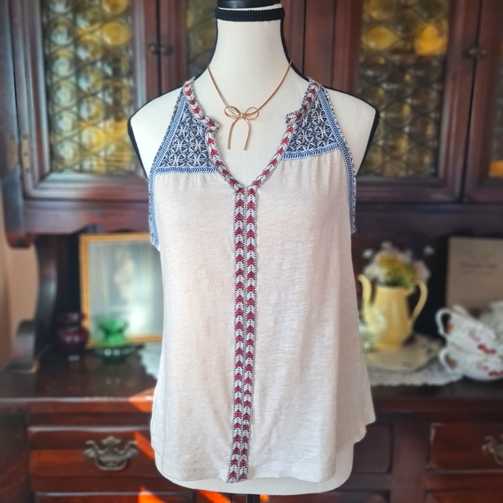 Poof! Cotton Tank Top size Medium